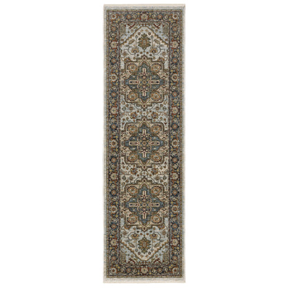 Aberdeen Area Rug — 1144W (Ivory/Blue)