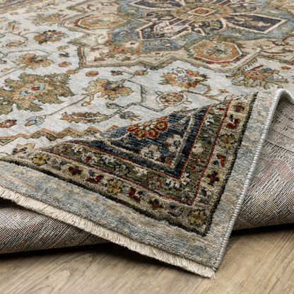 Aberdeen Area Rug — 1144W (Ivory/Blue)