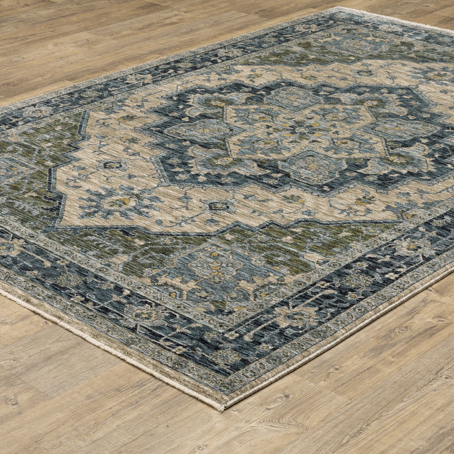 Aberdeen Area Rug — 051G1 (Blue/Beige)