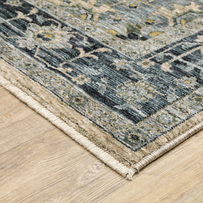 Aberdeen Area Rug — 051G1 (Blue/Beige)