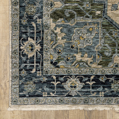 Aberdeen Area Rug — 051G1 (Blue/Beige)