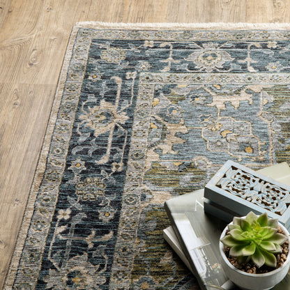 Aberdeen Area Rug — 051G1 (Blue/Beige)
