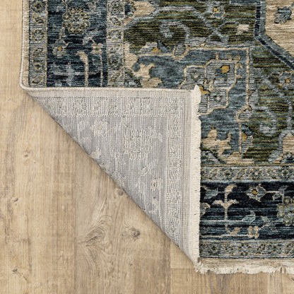 Aberdeen Area Rug — 051G1 (Blue/Beige)