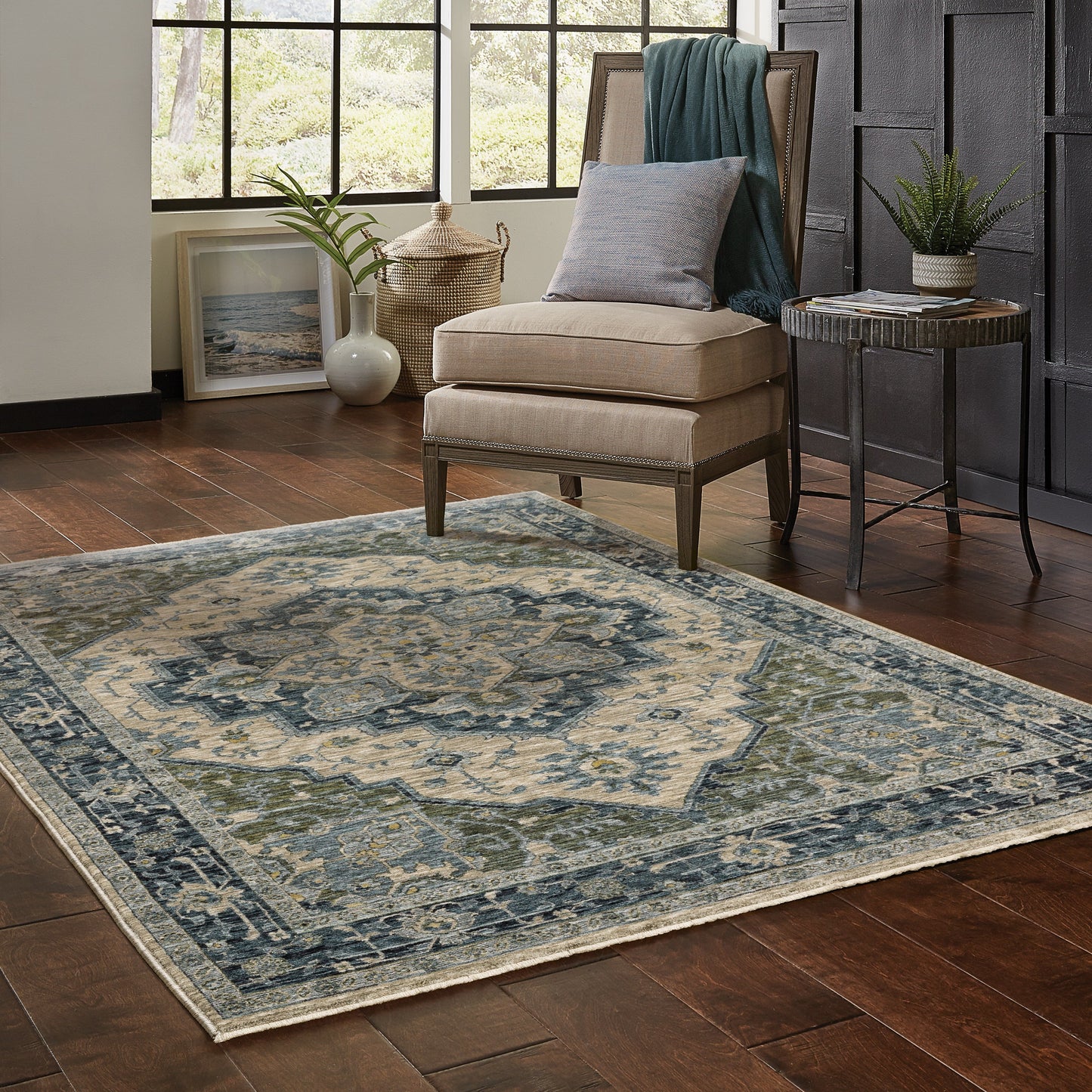 Aberdeen 051G1 rug in a room setting