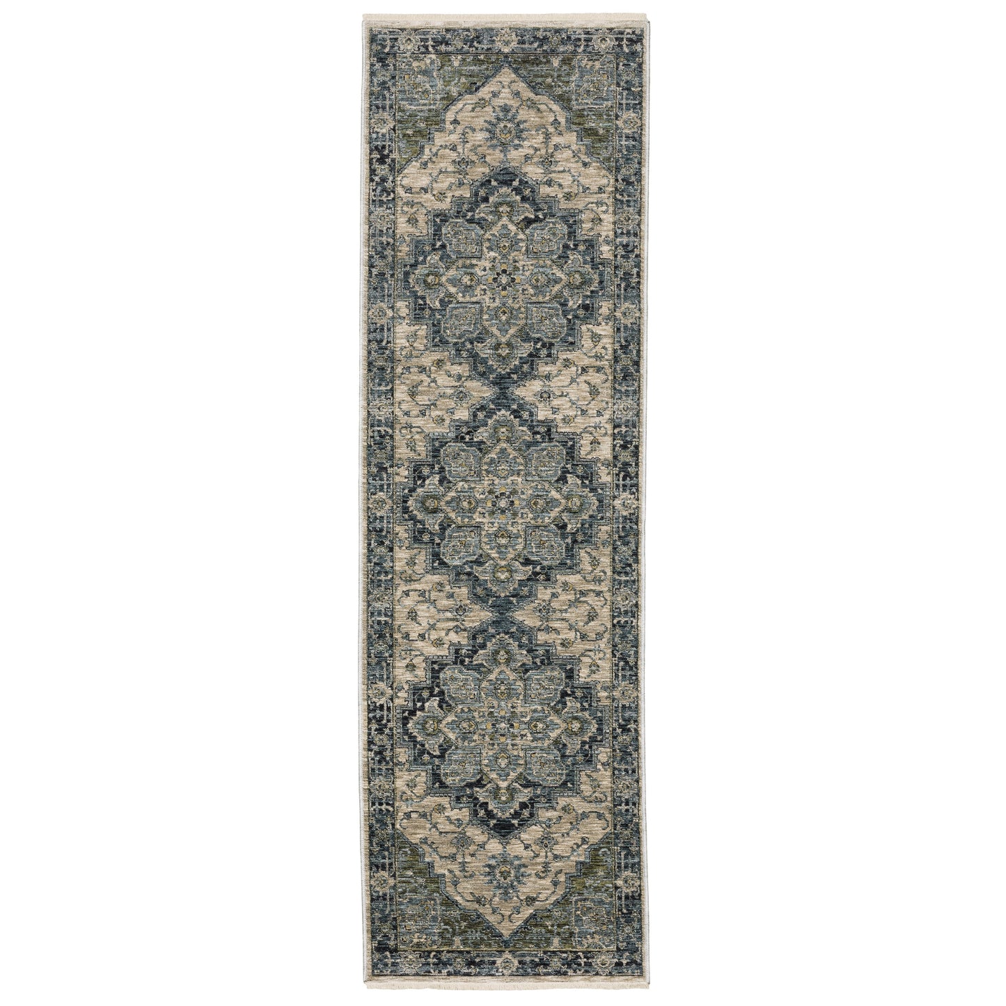 Aberdeen Area Rug — 051G1 (Blue/Beige)