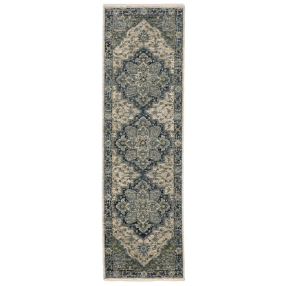 Aberdeen Area Rug — 051G1 (Blue/Beige)