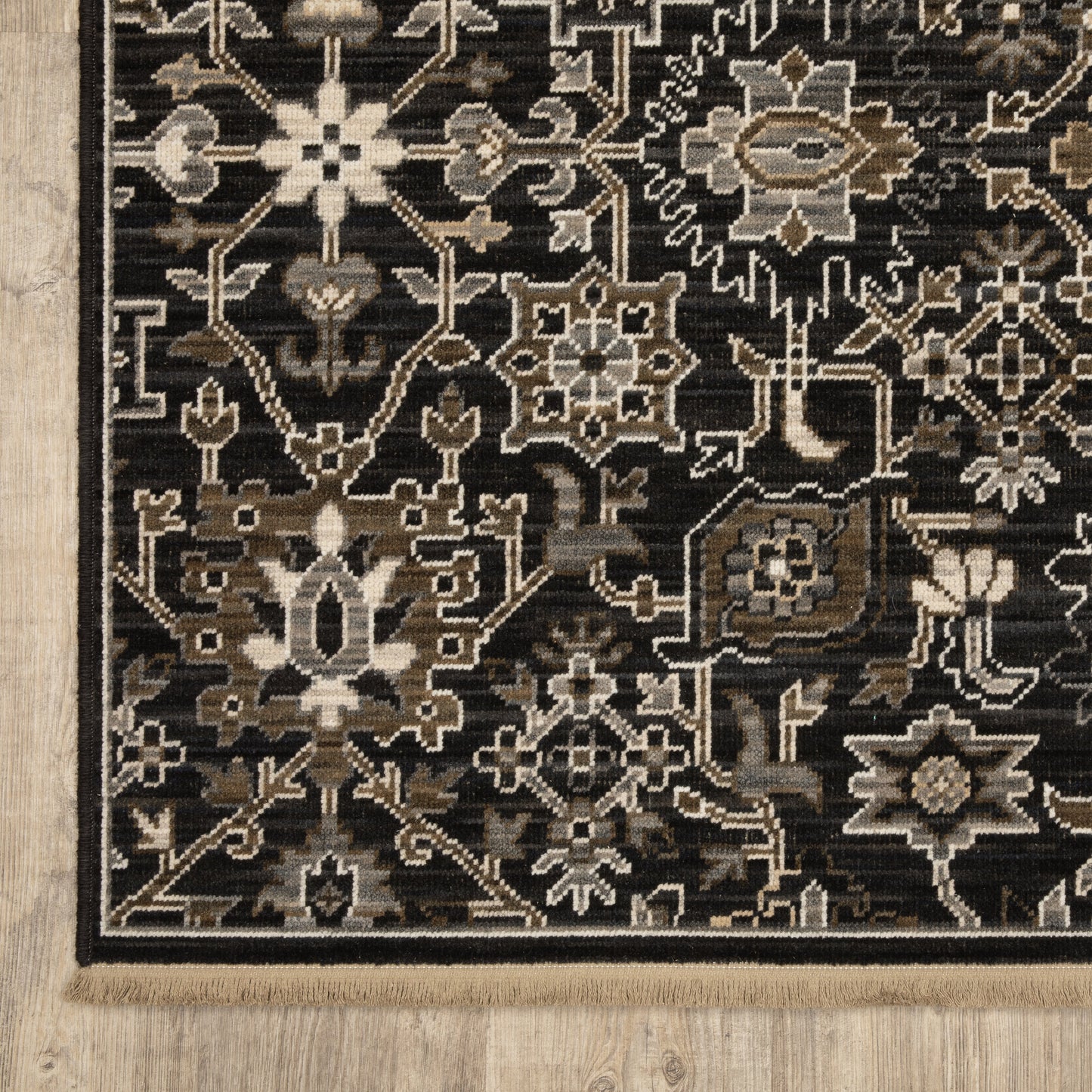 Acacia Area Rug — ACA05 (Black)