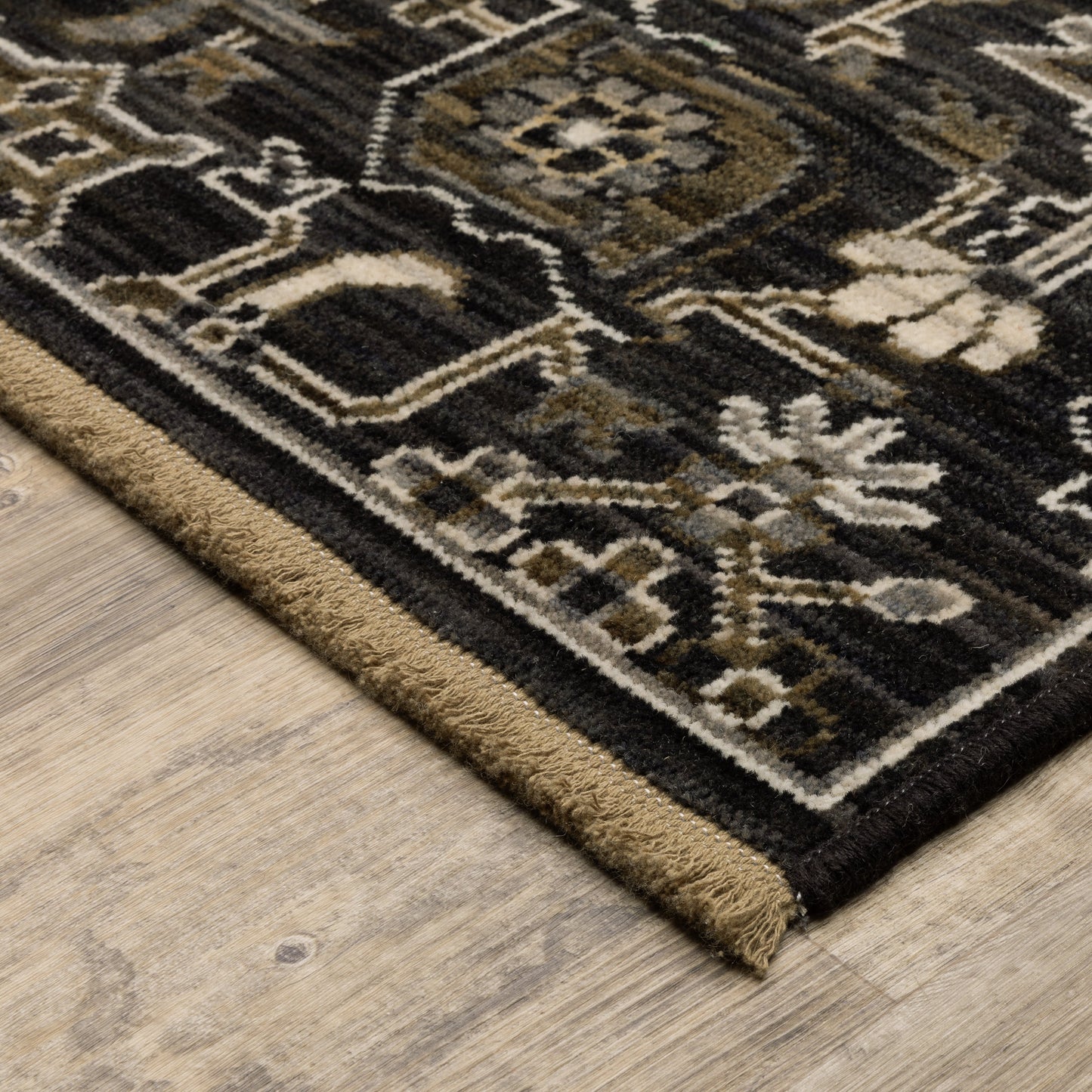 Acacia Area Rug — ACA05 (Black)