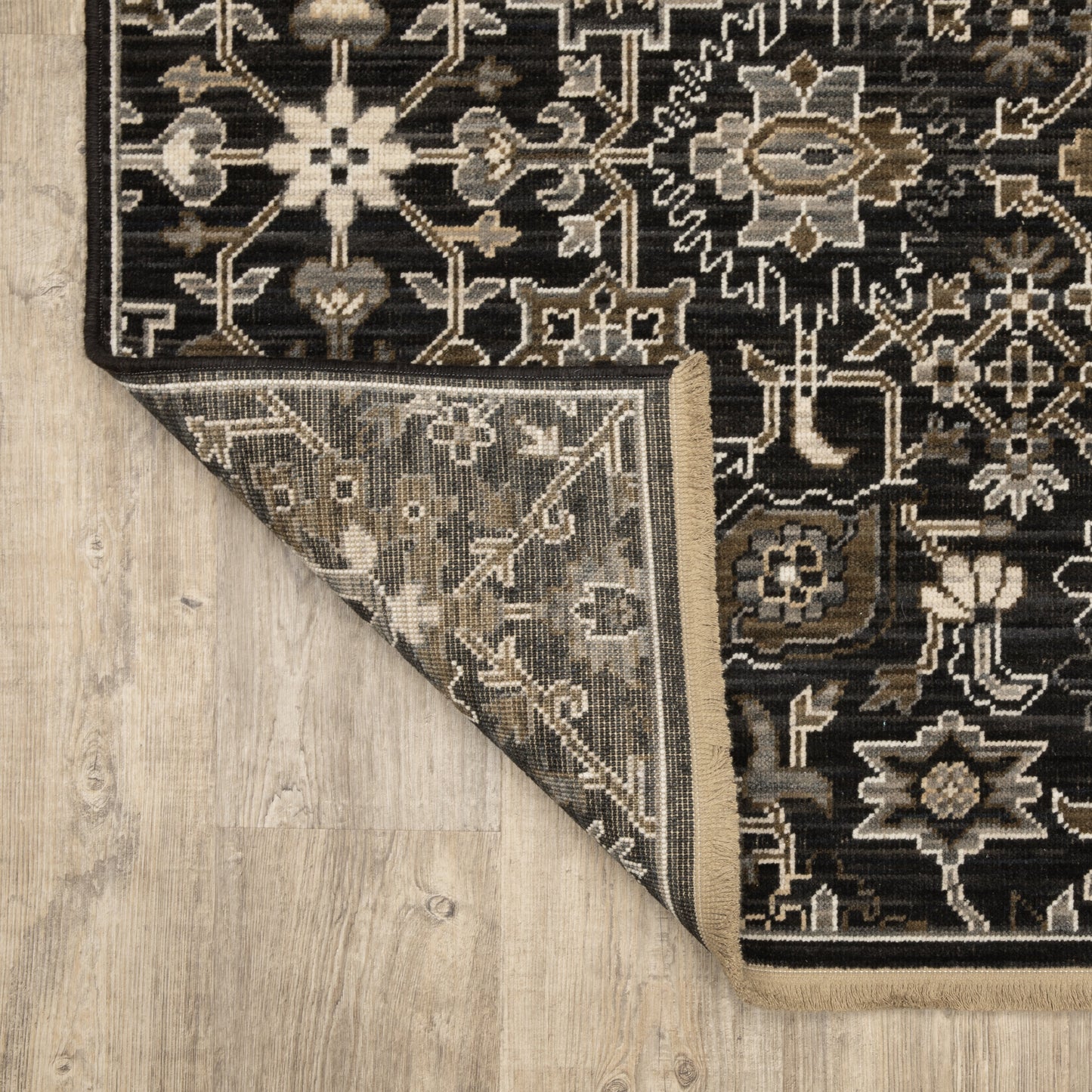Acacia Area Rug — ACA05 (Black)