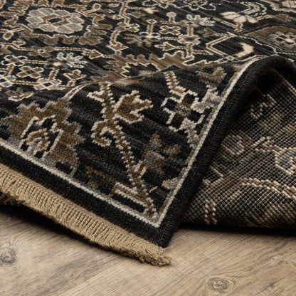 Acacia Area Rug — ACA05 (Black)