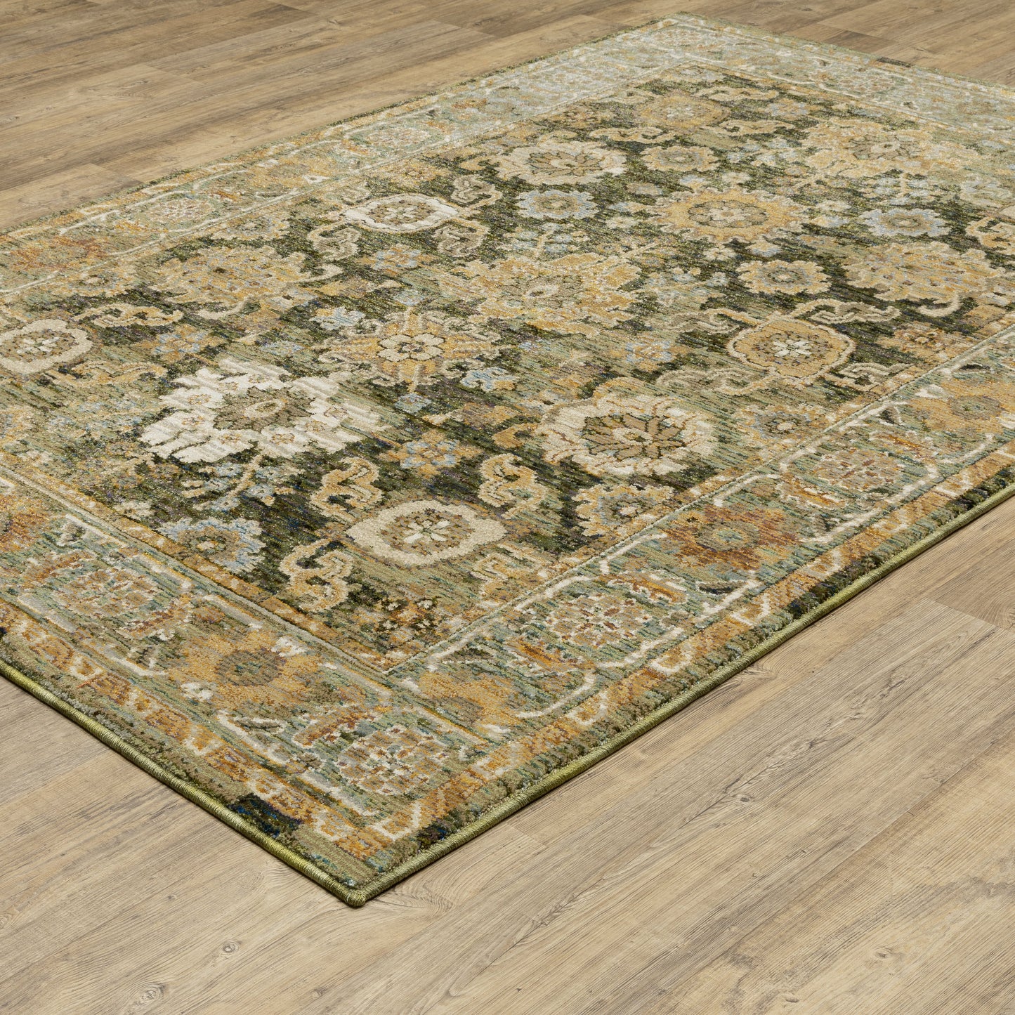 Andorra Area Rug — 2417B (Green)