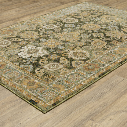 Andorra Area Rug — 2417B (Green)