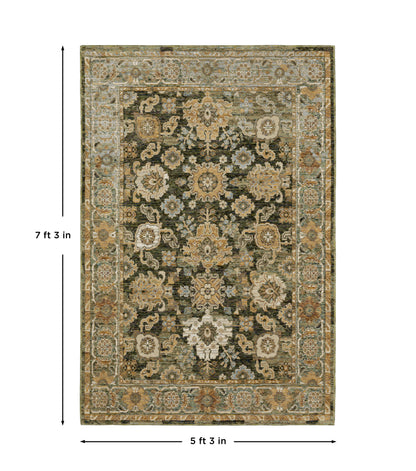 Andorra Area Rug — 2417B (Green)
