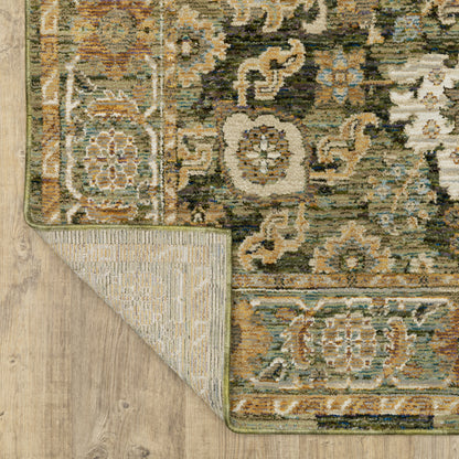 Andorra Area Rug — 2417B (Green)