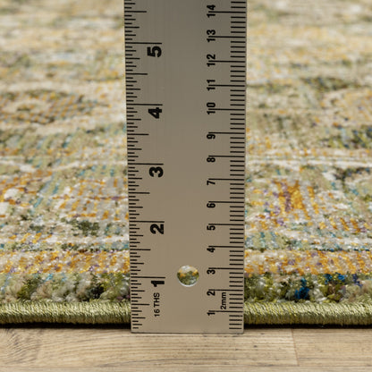 Andorra Area Rug — 2417B (Green)