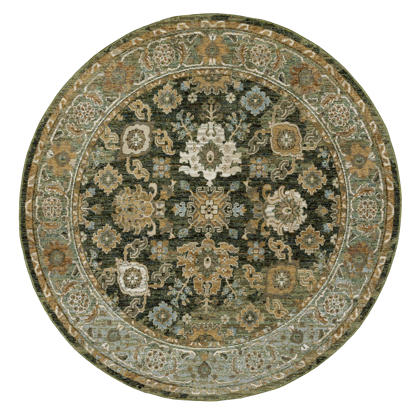 Andorra Area Rug — 2417B (Green)