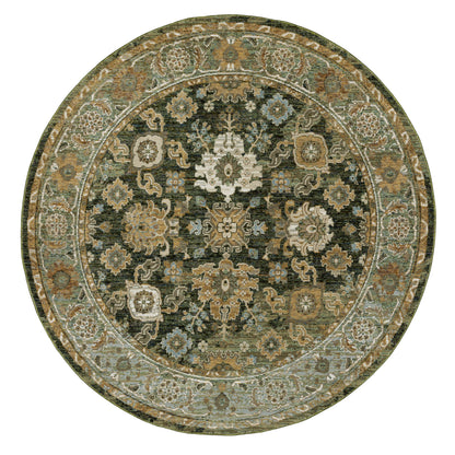 Andorra Area Rug — 2417B (Green)
