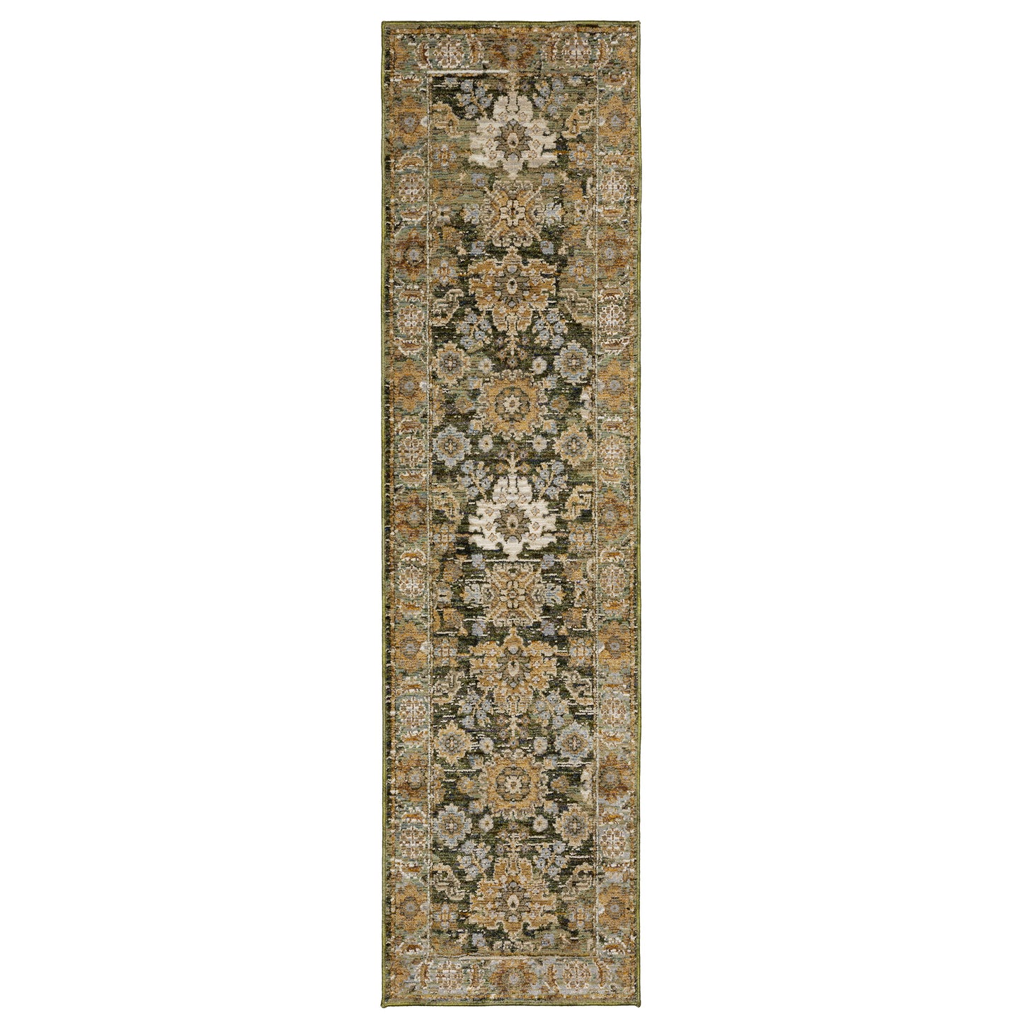 Andorra Area Rug — 2417B (Green)