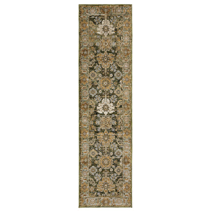 Andorra Area Rug — 2417B (Green)