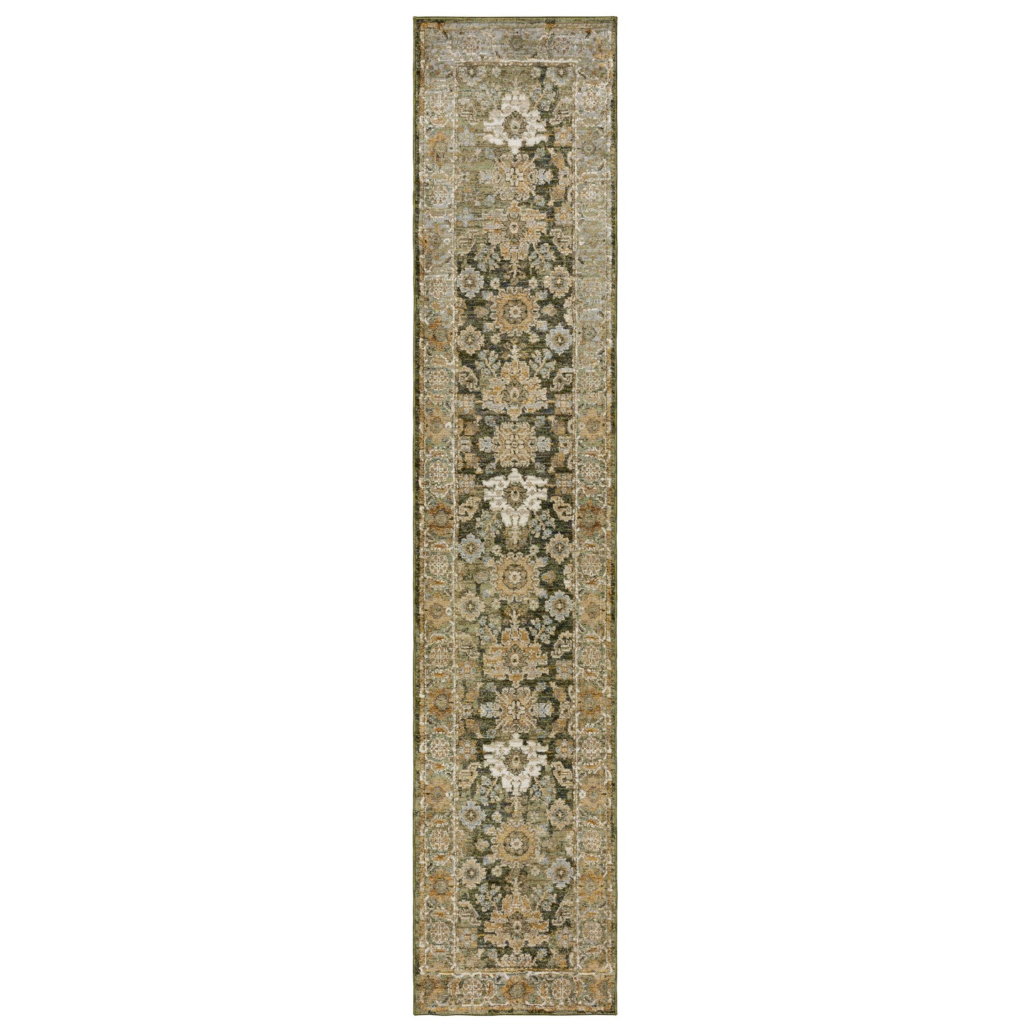 Andorra Area Rug — 2417B (Green)