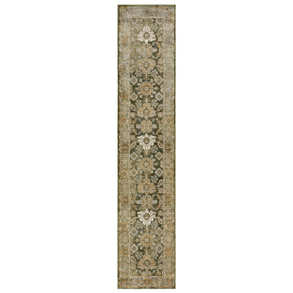 Andorra Area Rug — 2417B (Green)