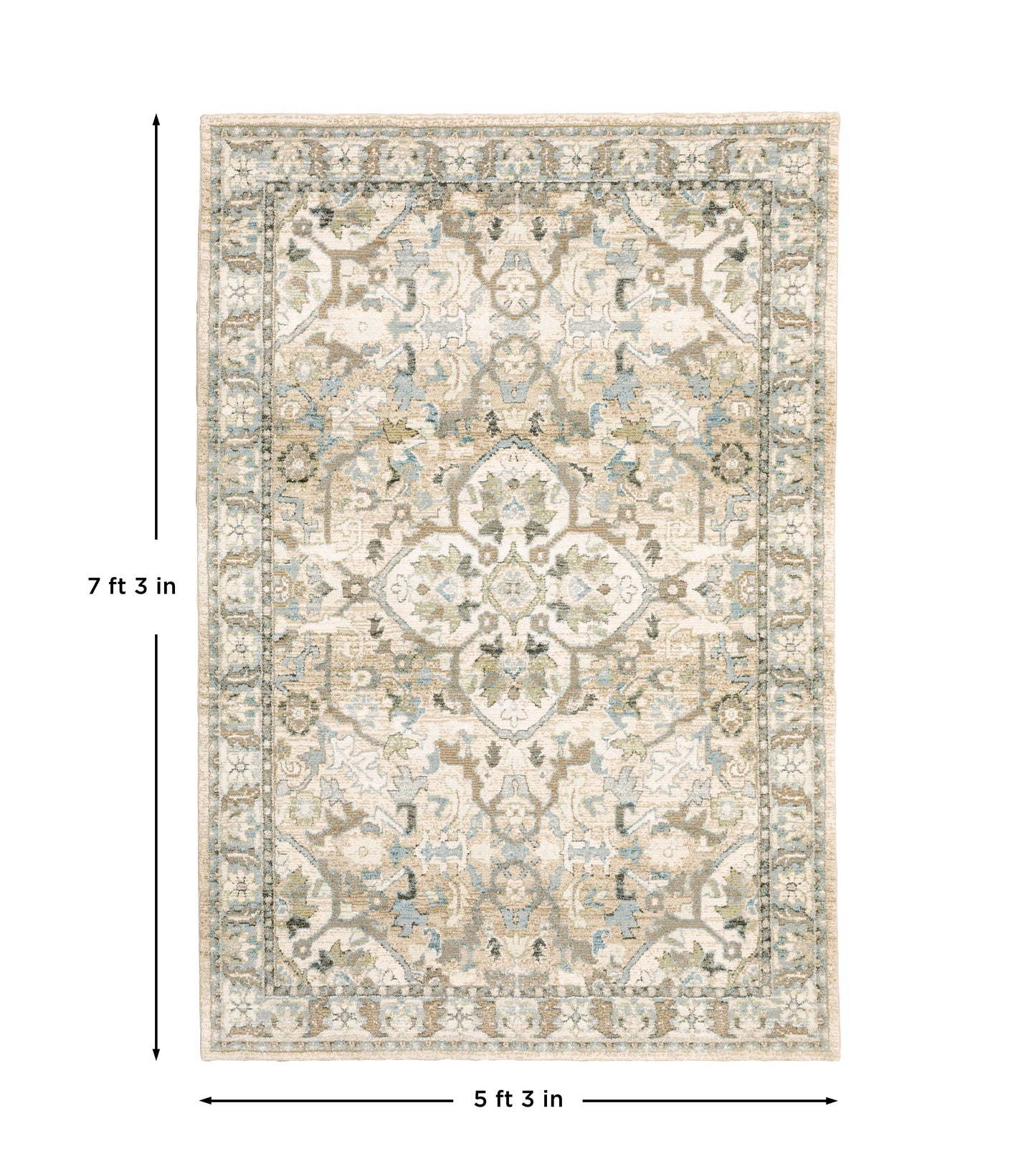 Andorra Area Rug — 9818G (Beige)