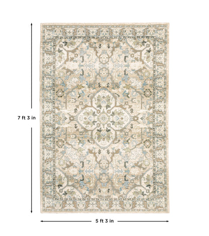 Andorra Area Rug — 9818G (Beige)