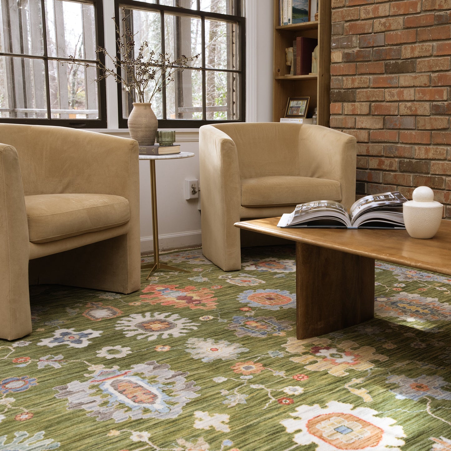 Lucca Area Rug — 2863E (Green)
