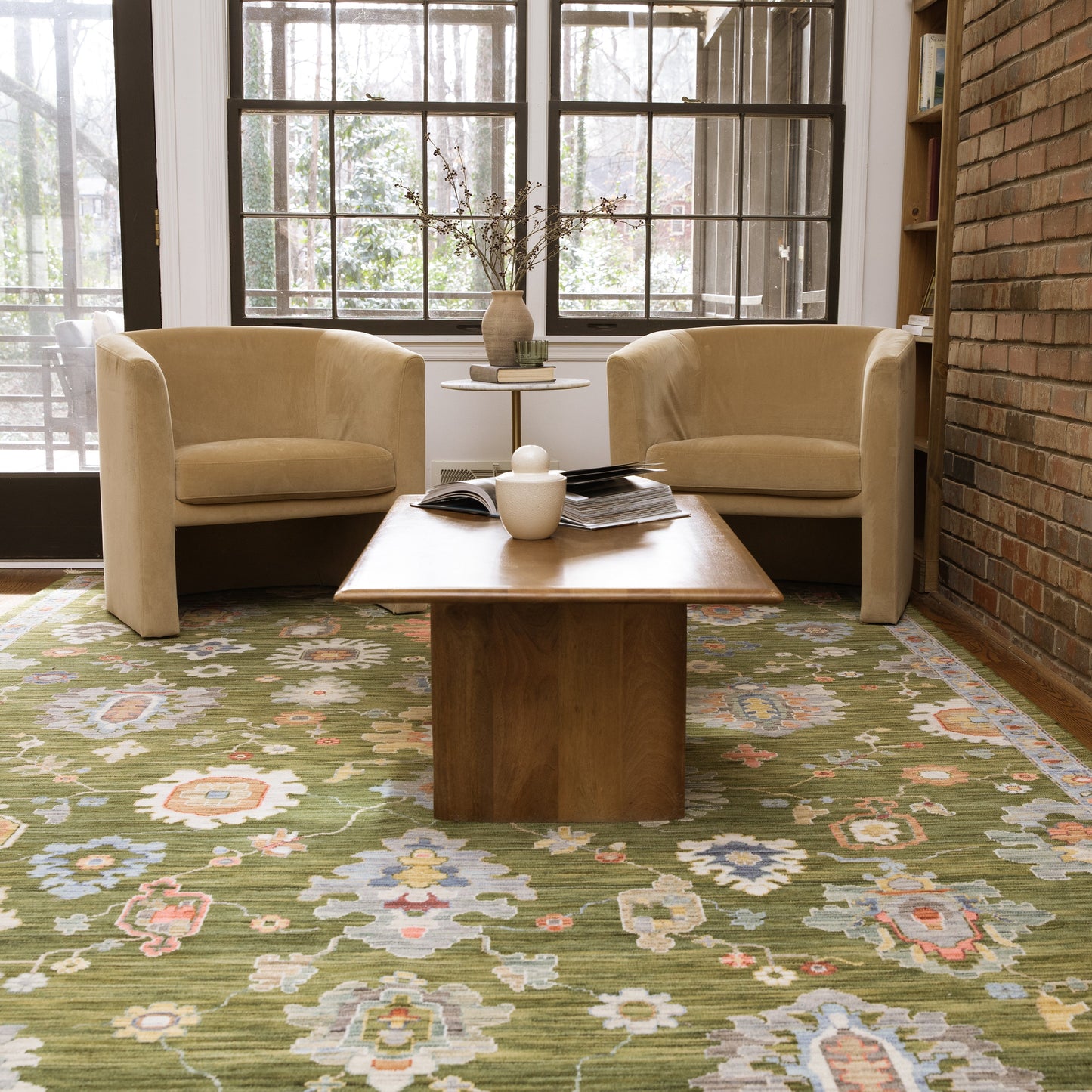 Lucca Area Rug — 2863E (Green)