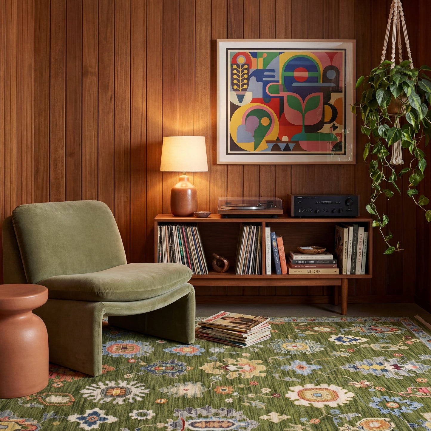 Lucca Area Rug — 2863E (Green)