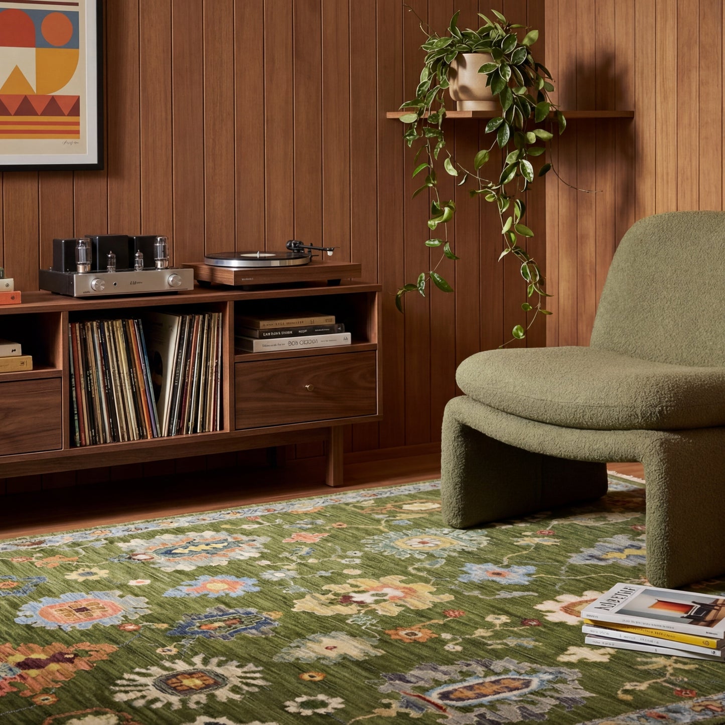 Lucca Area Rug — 2863E (Green)