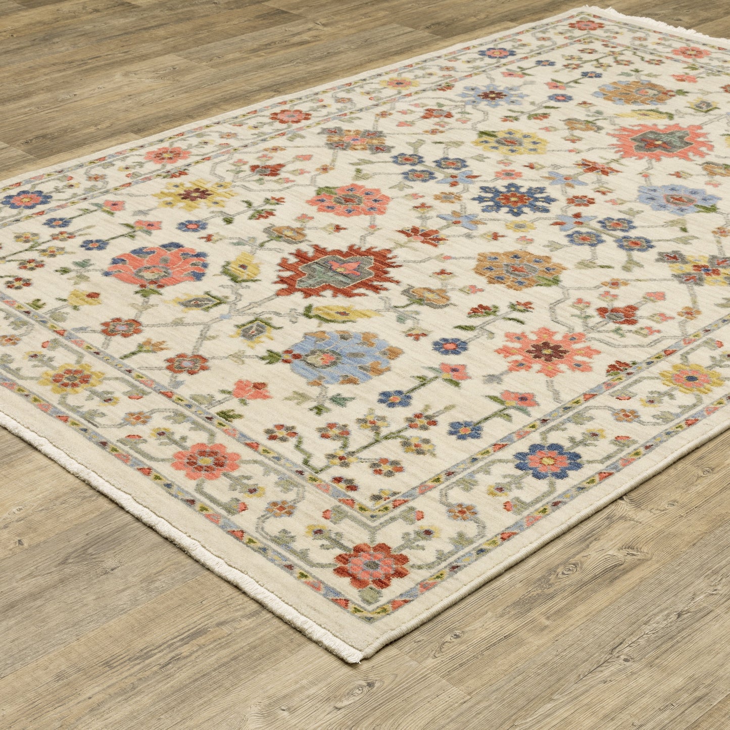 Lucca Area Rug — 093W1 (Ivory/White)