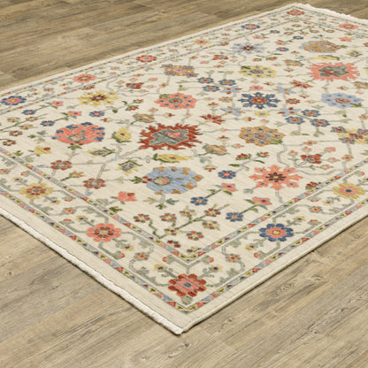 Lucca Area Rug — 093W1 (Ivory/White)