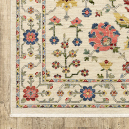 Lucca Area Rug — 093W1 (Ivory/White)