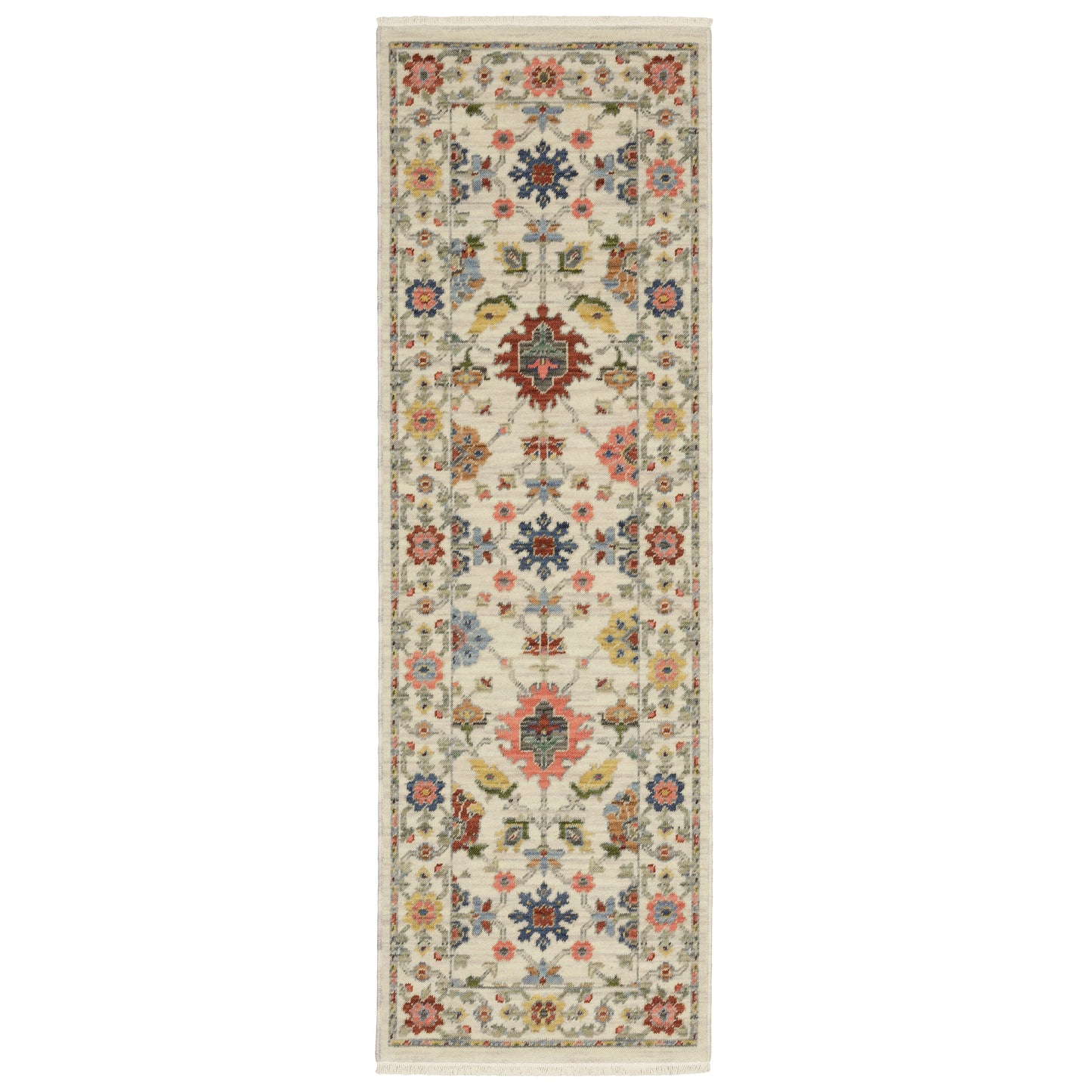 Lucca Area Rug — 093W1 (Ivory/White)