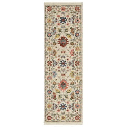 Lucca Area Rug — 093W1 (Ivory/White)