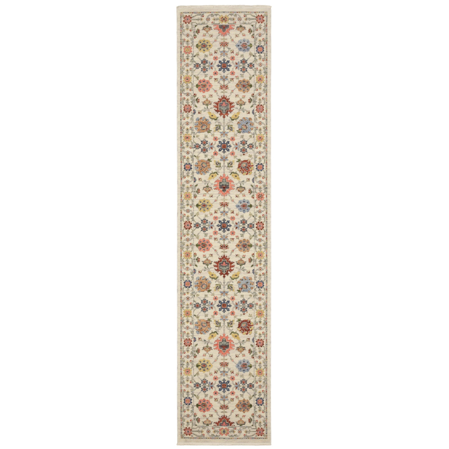 Lucca Area Rug — 093W1 (Ivory/White)