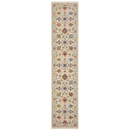 Lucca Area Rug — 093W1 (Ivory/White)