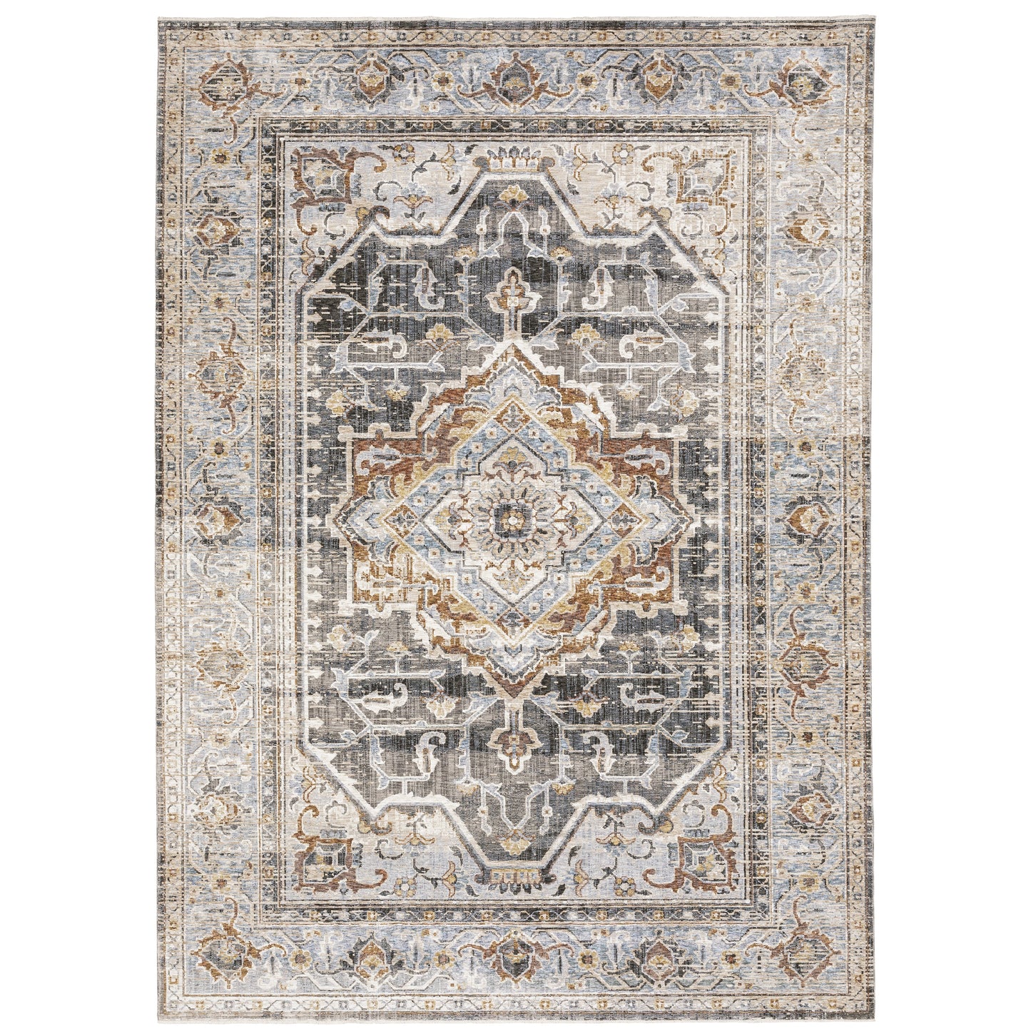 Maharaja Area Rug — 1803X (Gray)