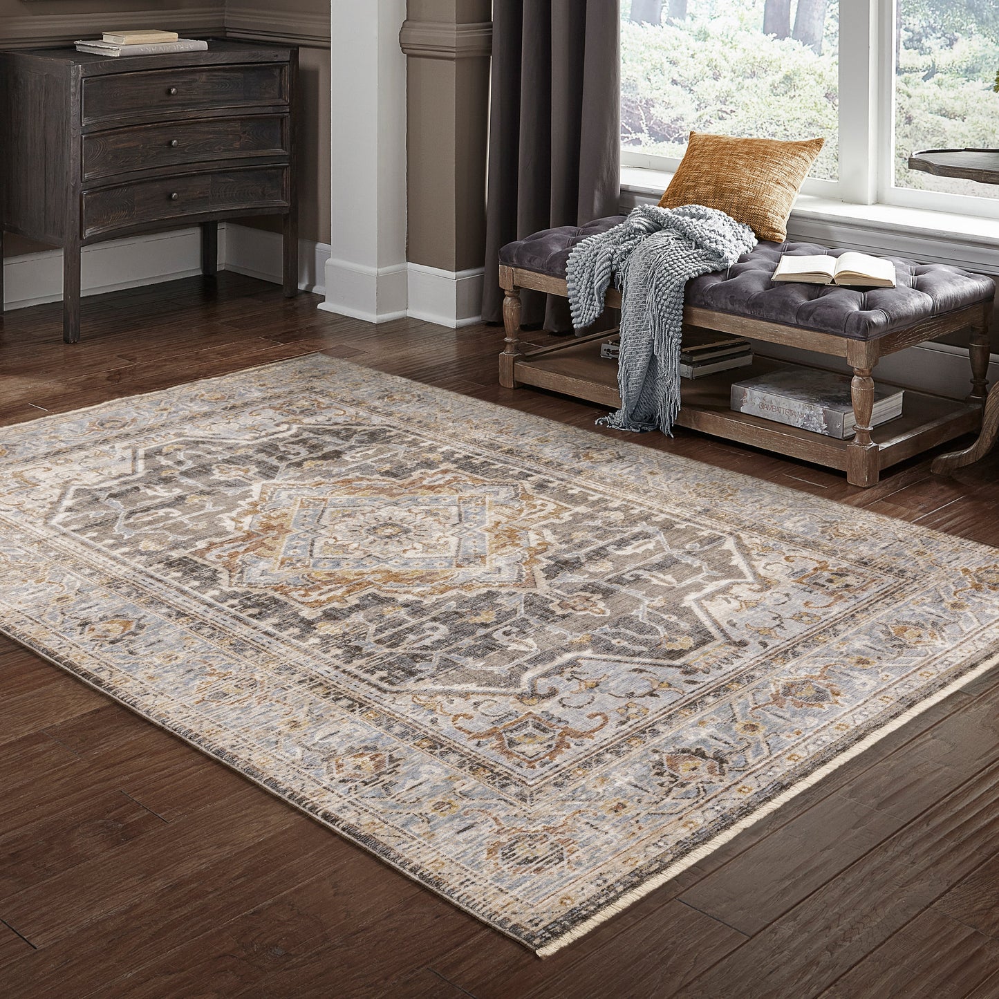 Maharaja Area Rug — 1803X (Gray)