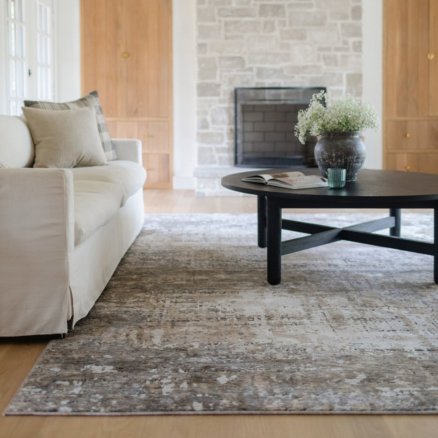 Nebulous Area Rug — 002X9 (Beige)