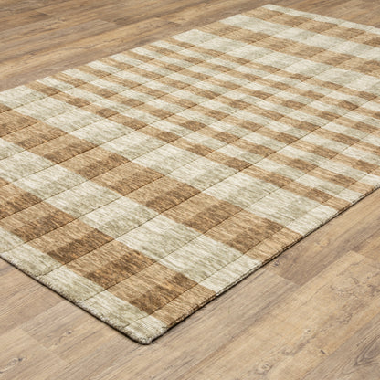 Thatcher Area Rug — THA04 (Beige/Orange)