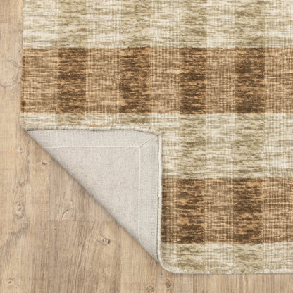 Thatcher Area Rug — THA04 (Beige/Orange)