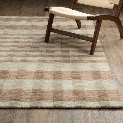 Thatcher Area Rug — THA04 (Beige/Orange)