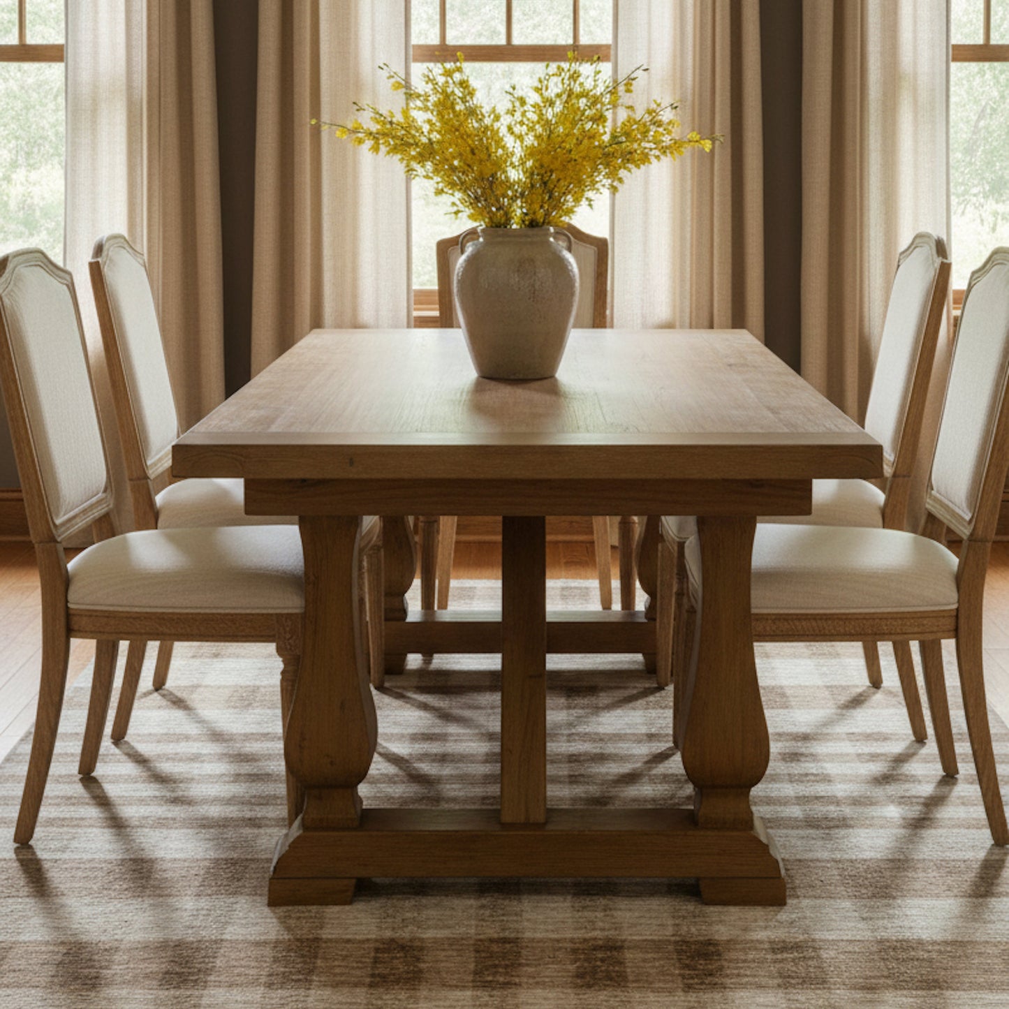 Thatcher Area Rug — THA04 (Beige/Orange)